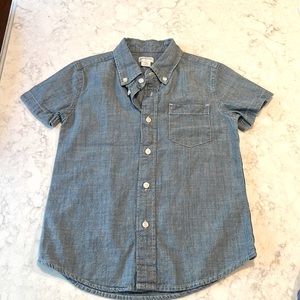 Crewcuts boys size 4-5 chambray shirt